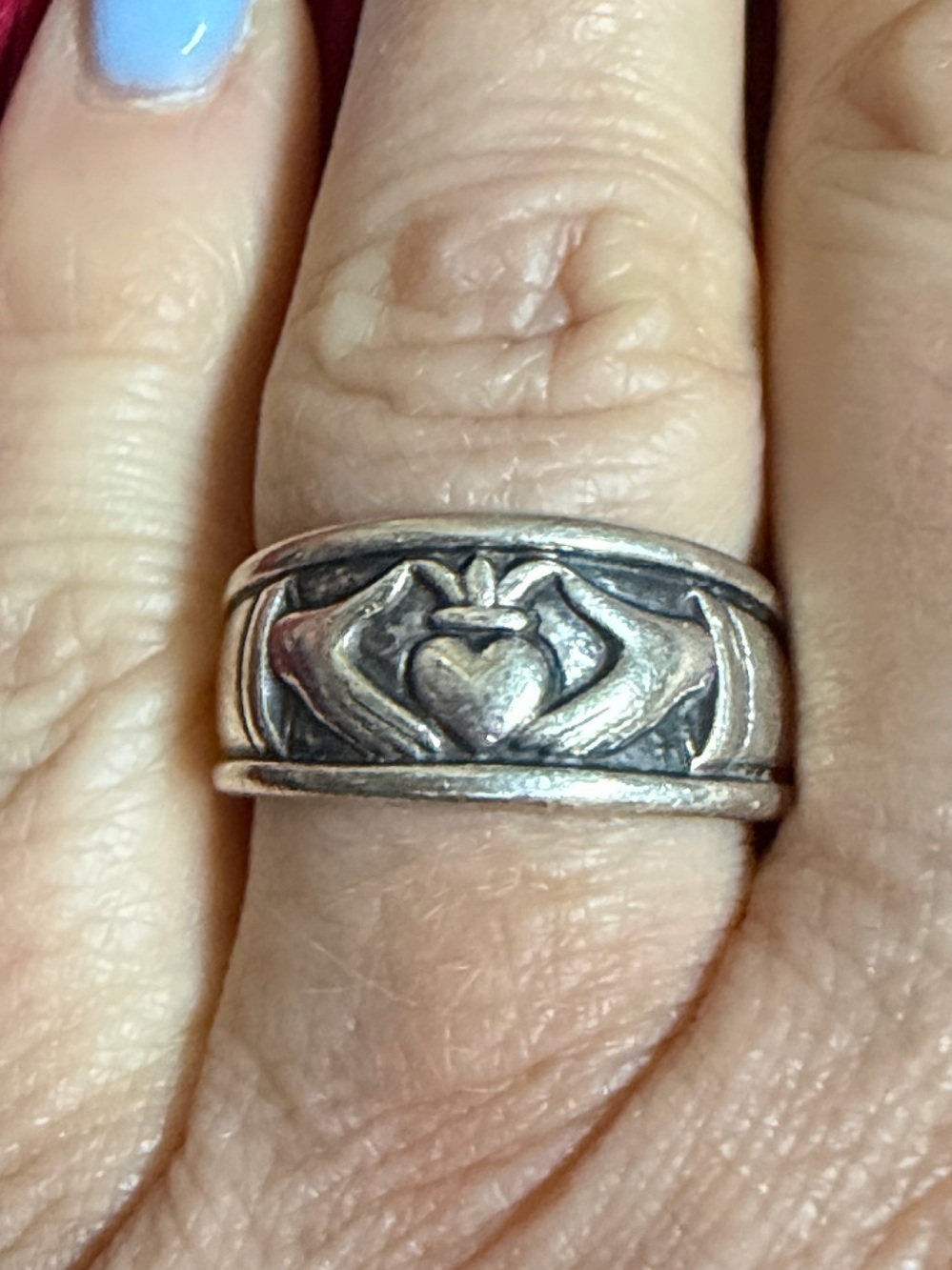 James Avery retired silver Claddah ring